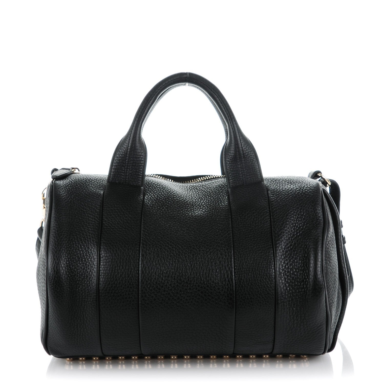 Alexander Wang Pebbled Lambskin Rocco Black Pale Gold Hardware 1 of 7