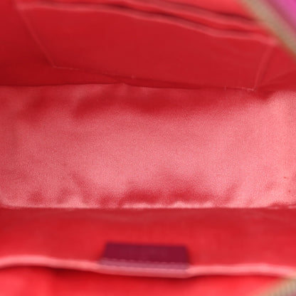 Gucci Velvet Matelasse GG Marmont Dome Backpack Fuchsia Violet Cyclamen 5 of 13