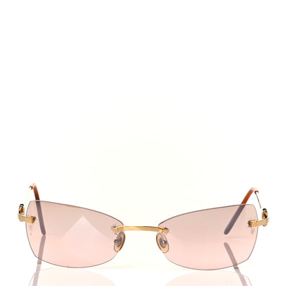 Cartier Rimless Sunglasses Pink 2 of 5