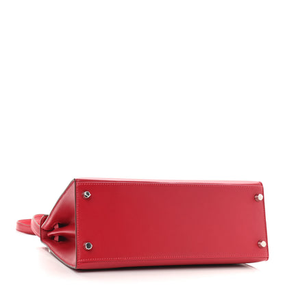 Hermes Tadelakt Kelly Sellier 28 Rouge Vif 4 of 11