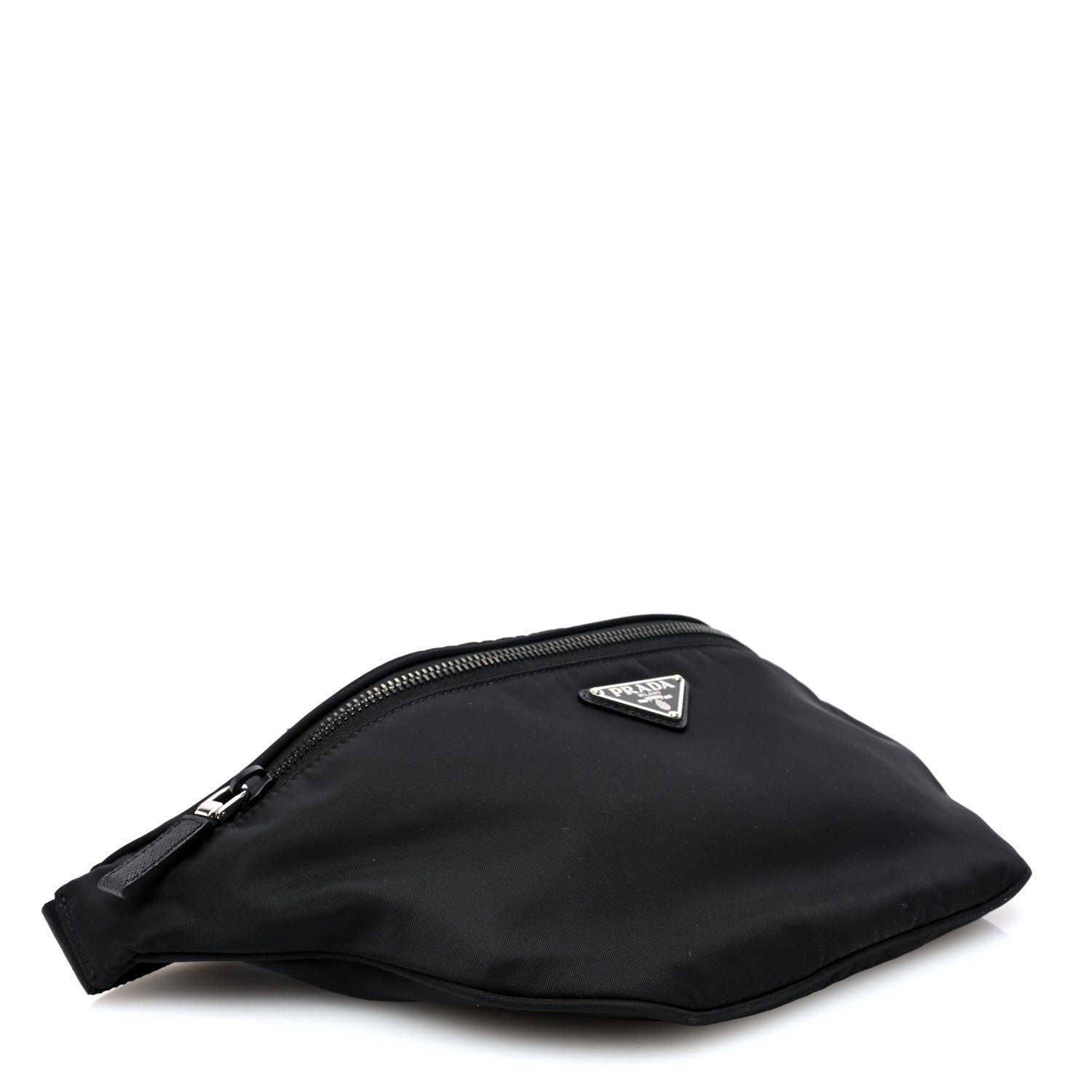 Prada Tessuto Nylon Saffiano Belt Bag Black 4 of 9