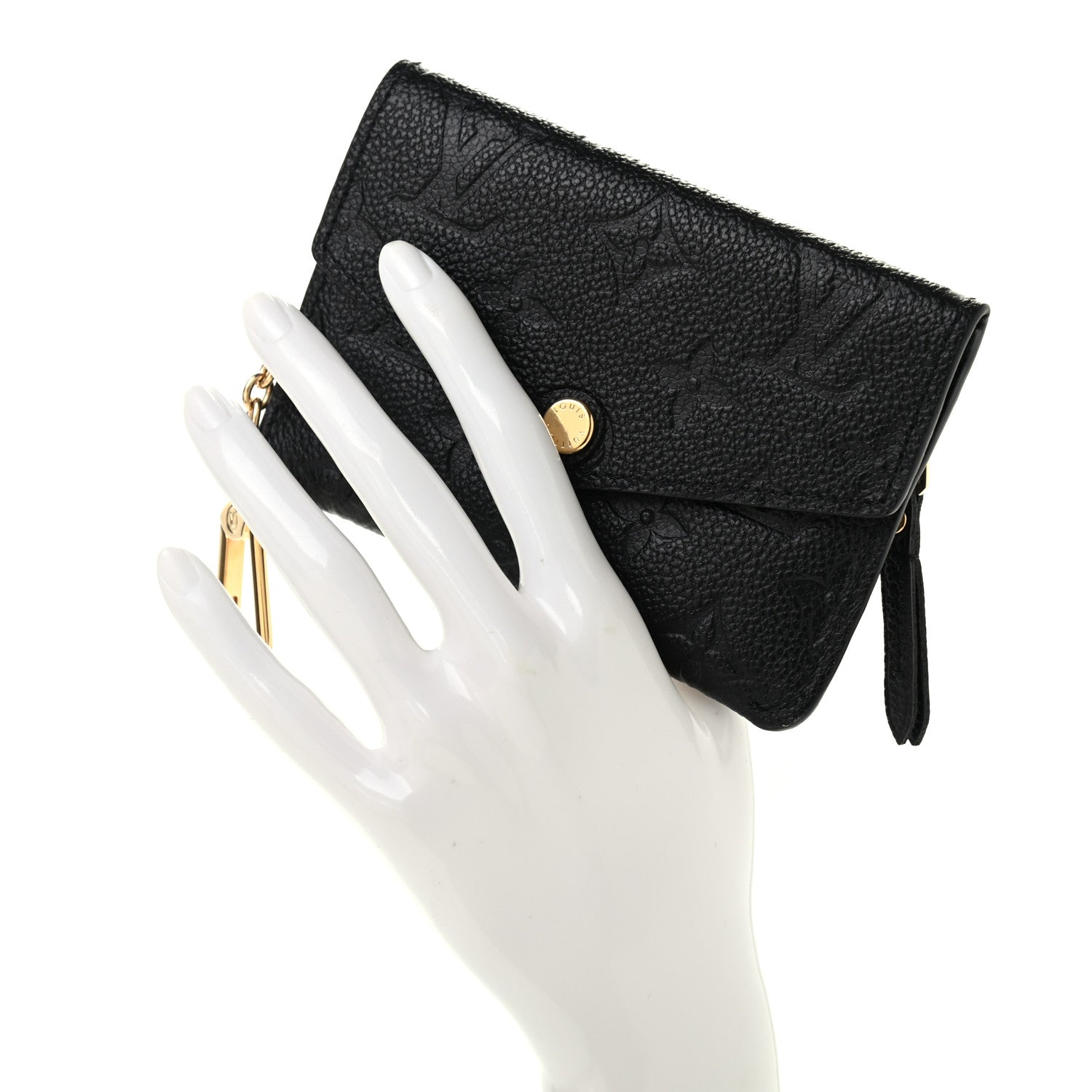 Louis Vuitton Empreinte Key Pouch Black 2 of 7