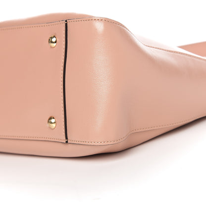 Fendi Vitello Glacier Small FF Tote Rosa Bourbon 9 of 10