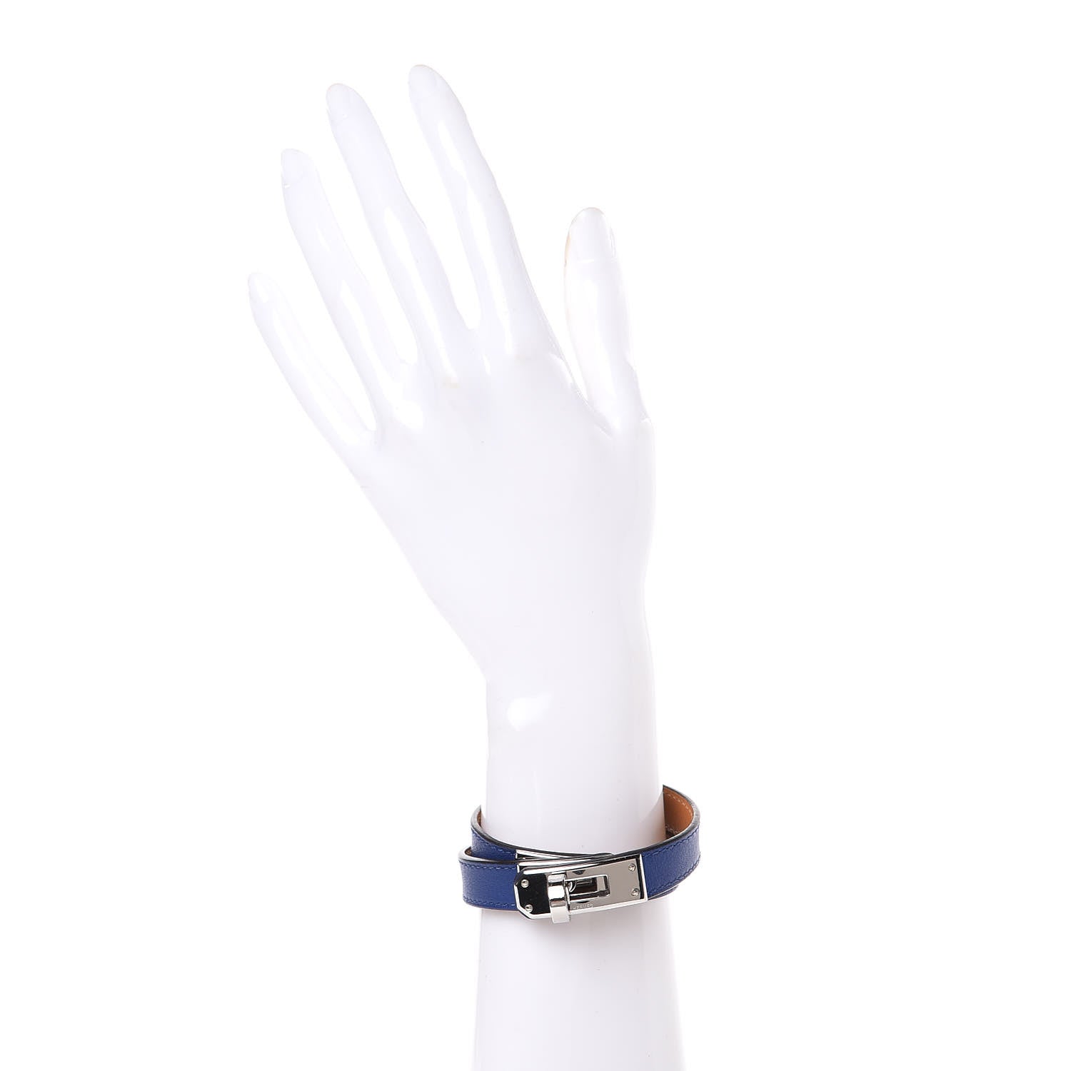 Hermes Swift Kelly Double Tour Bracelet S Bleu Electrique 2 of 6