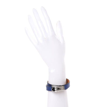 Hermes Swift Kelly Double Tour Bracelet S Bleu Electrique 2 of 6