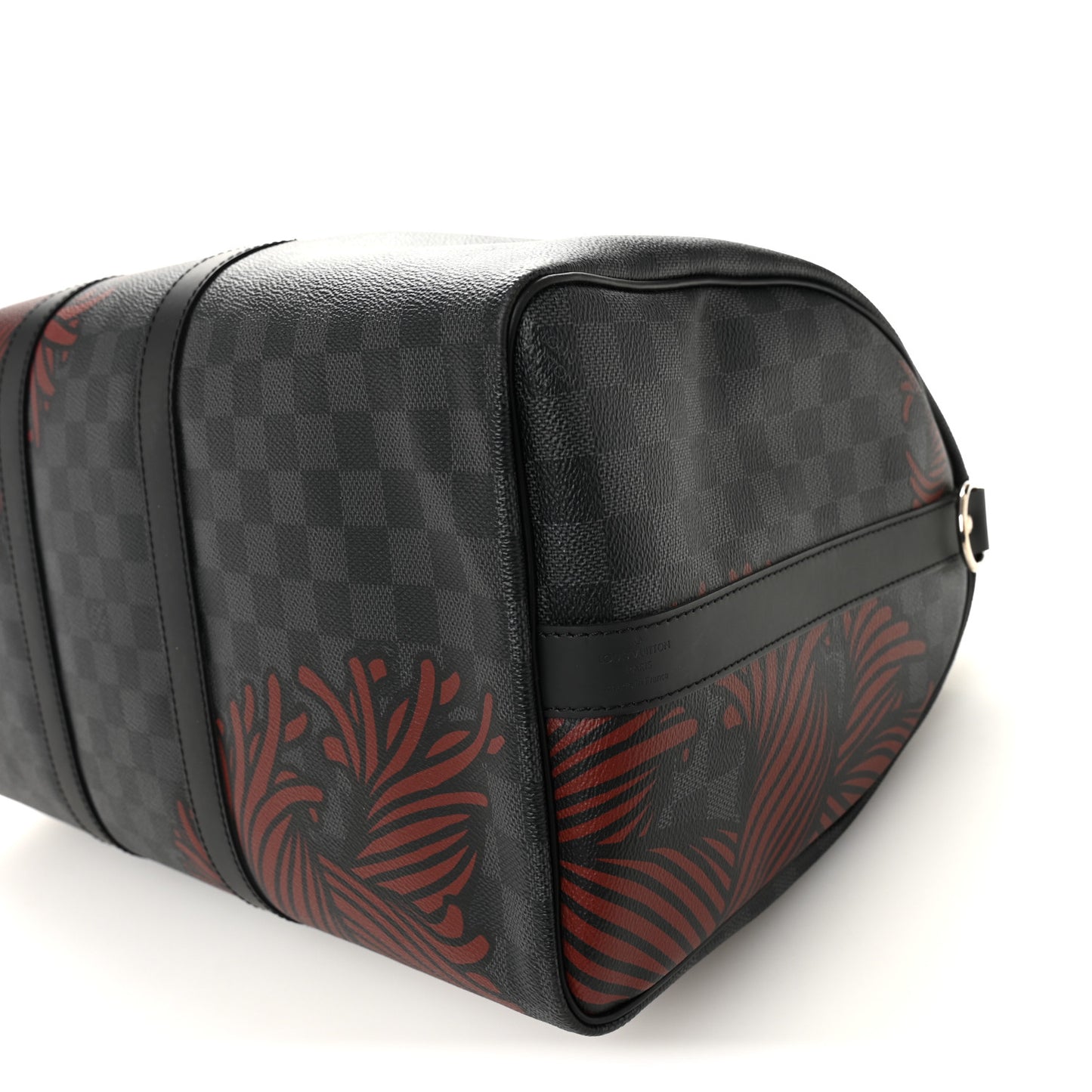 Damier Graphite Rope Keepall Bandouliere 45 Red