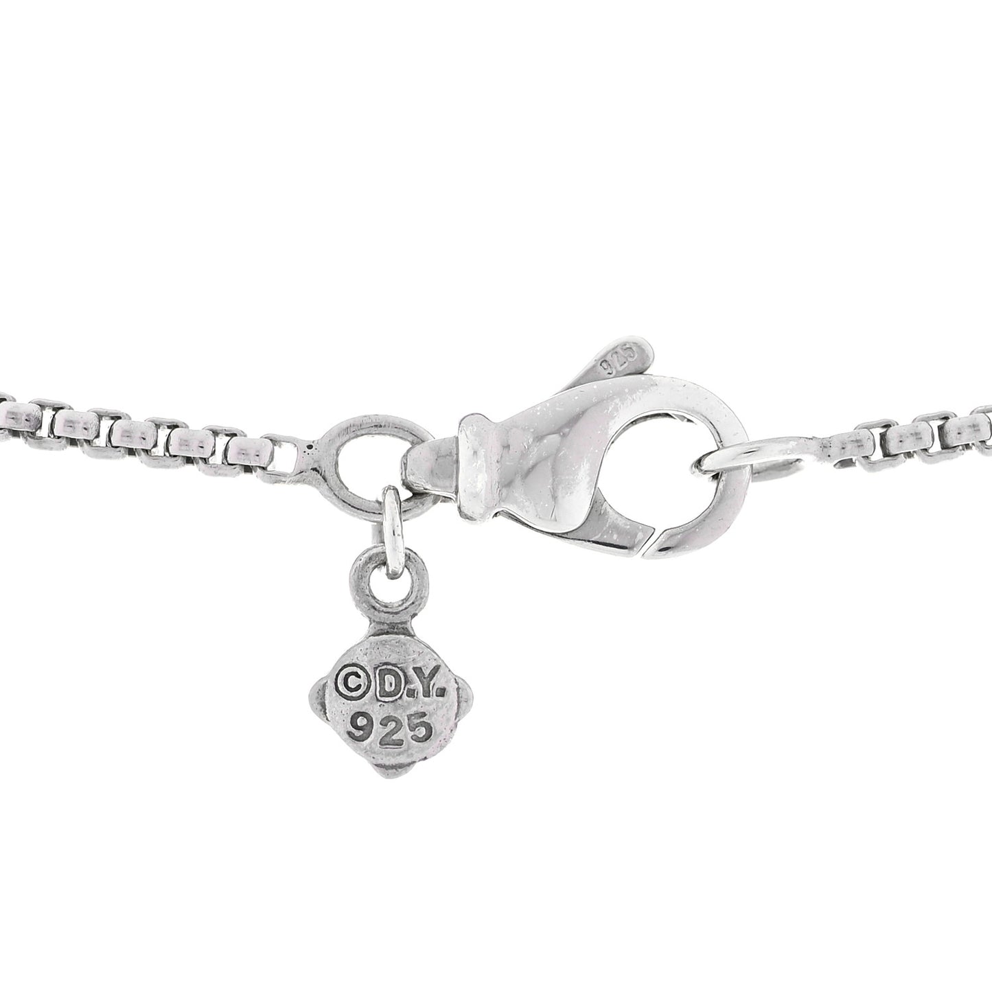 Sterling Silver Diamond Crossover Bar Necklace