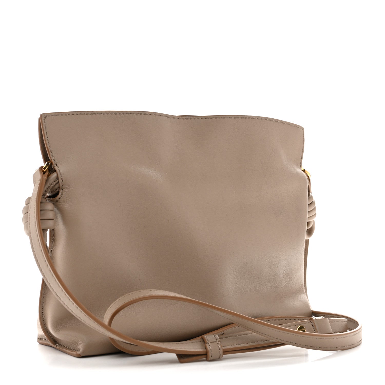 Loewe Calfskin Mini Flamenco Knot Clutch Sand 3 of 10