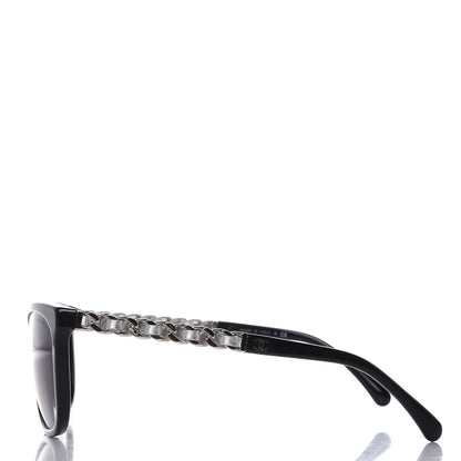 Chanel CC Chain Sunglasses 5260-Q Black 3 of 8