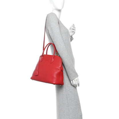 Hermes Taurillon Clemence Bolide 35 Rouge Piment 2 of 13