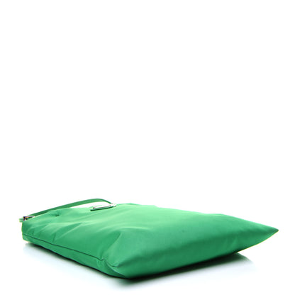 Prada Tessuto Nylon Chain Shopping Tote Menta 5 of 11