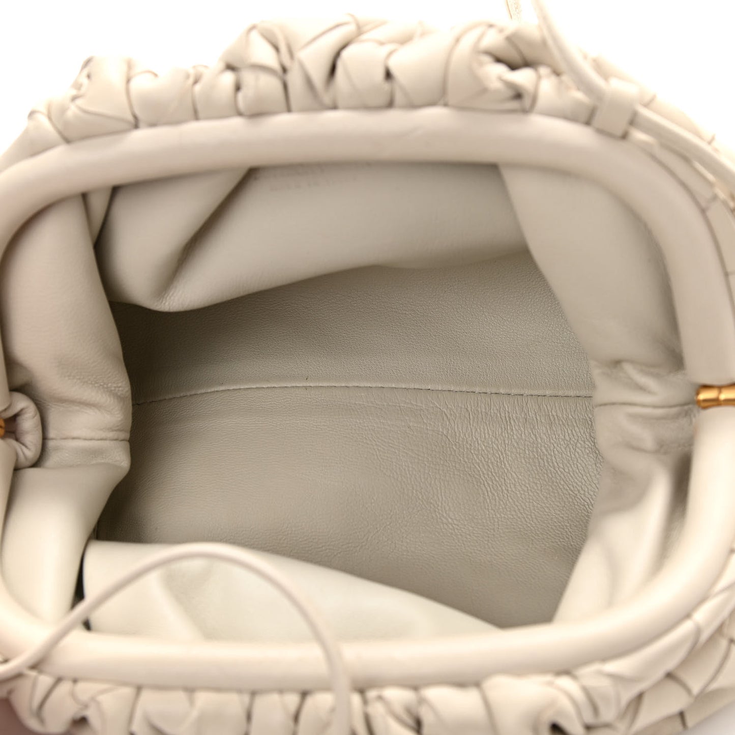 Nappa Intrecciato The Mini Pouch Plaster