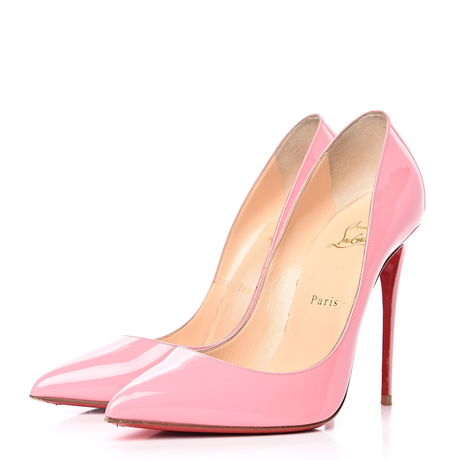 Christian Louboutin Patent Pigalle Follies 120 Pumps 41 Rose 3 of 12