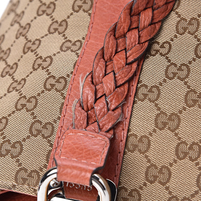 Gucci Monogram Medium Bamboo Bar Tote Coral 8 of 12