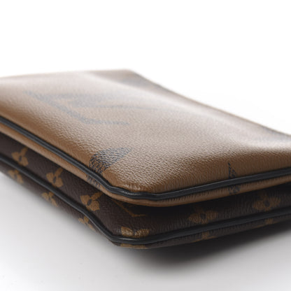 Louis Vuitton Reverse Monogram Giant Double Zip Pochette 6 of 9