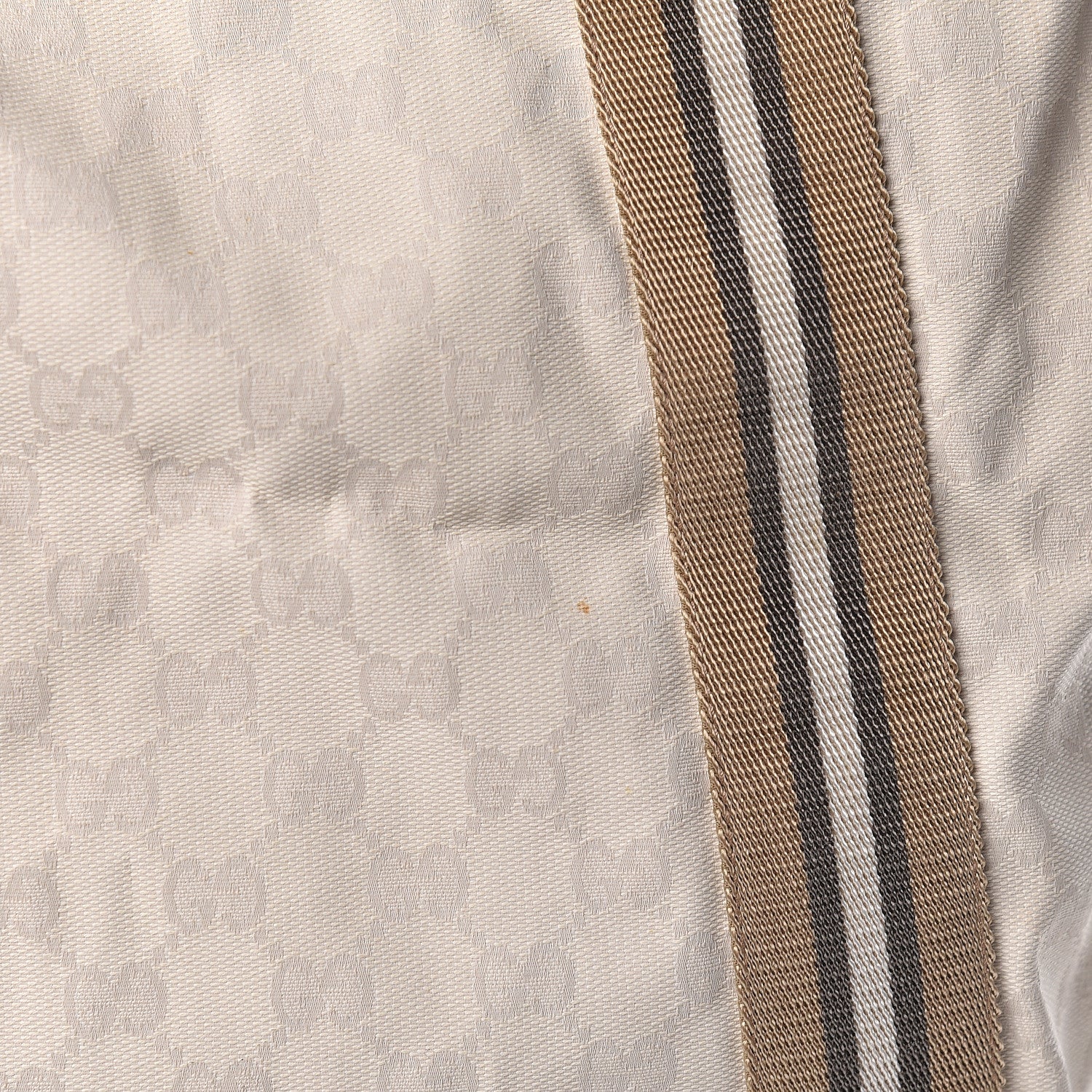 Gucci GG Monogram Medium Web Handle Vertical Tote White 18 of 21