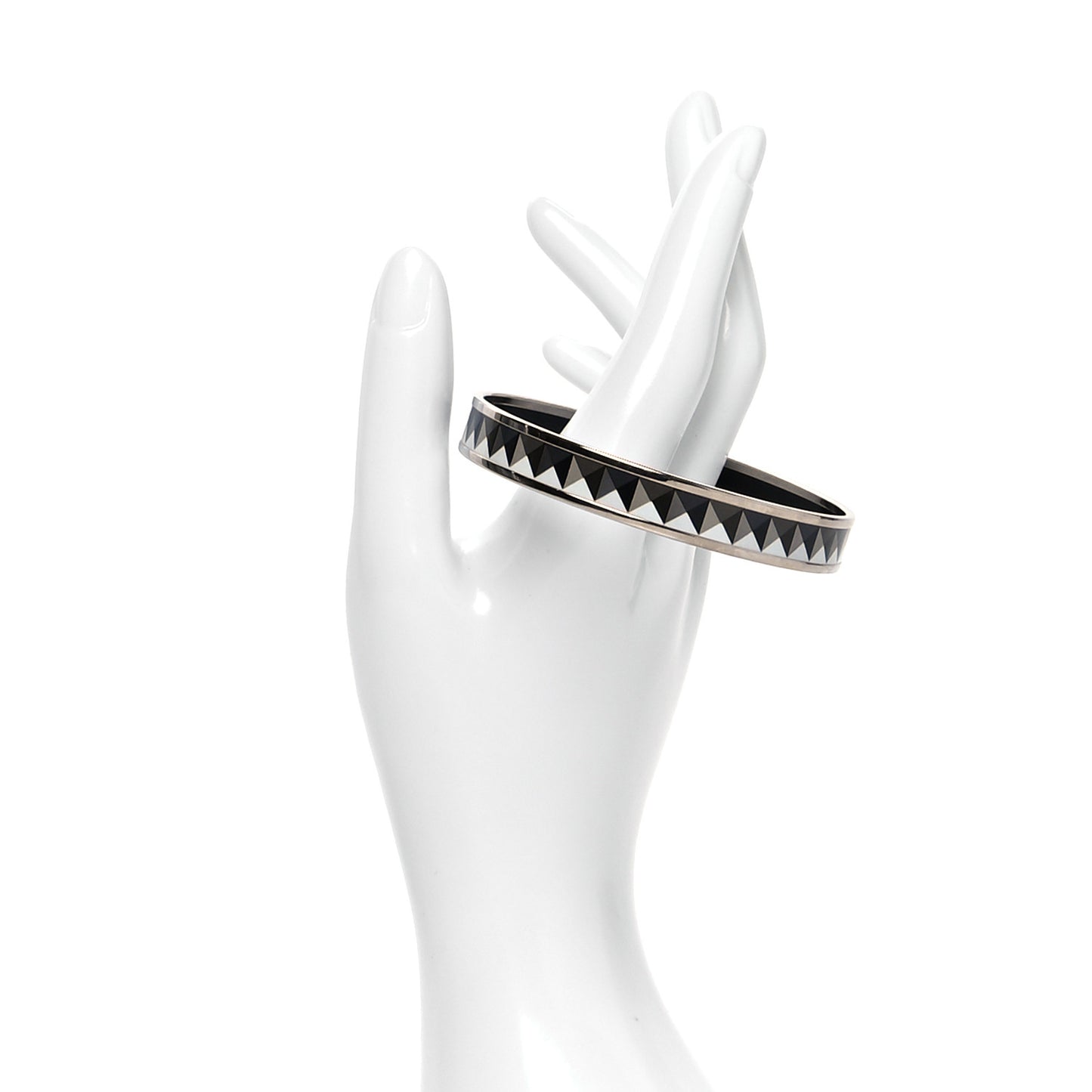 Enamel Printed Narrow Clous en Trompe l'Oeil Bracelet 70