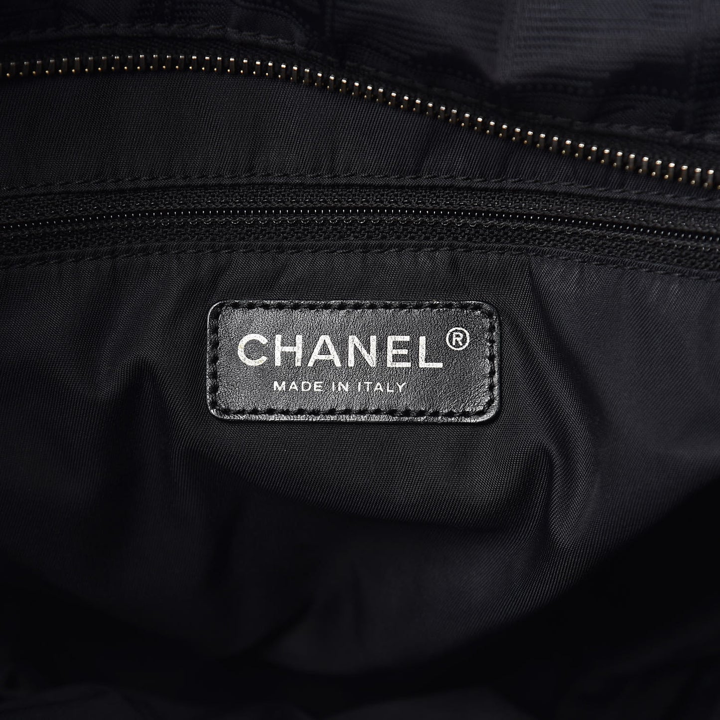 Nylon Large Travel Tote Black