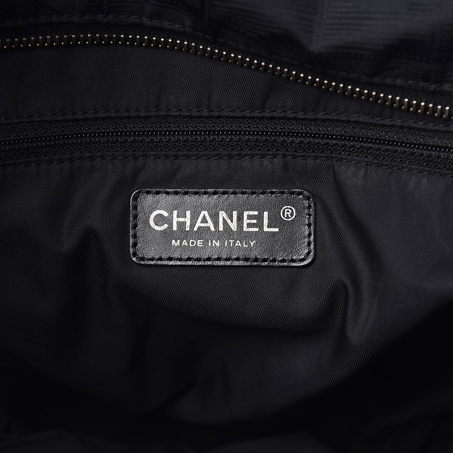 Chanel Nylon Large Travel Tote Black 6 of 13