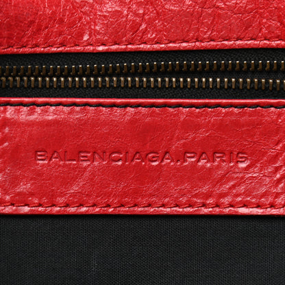 Balenciaga Agneau Classic Hardware Envelope Clutch Rouge Cardinal 7 of 11
