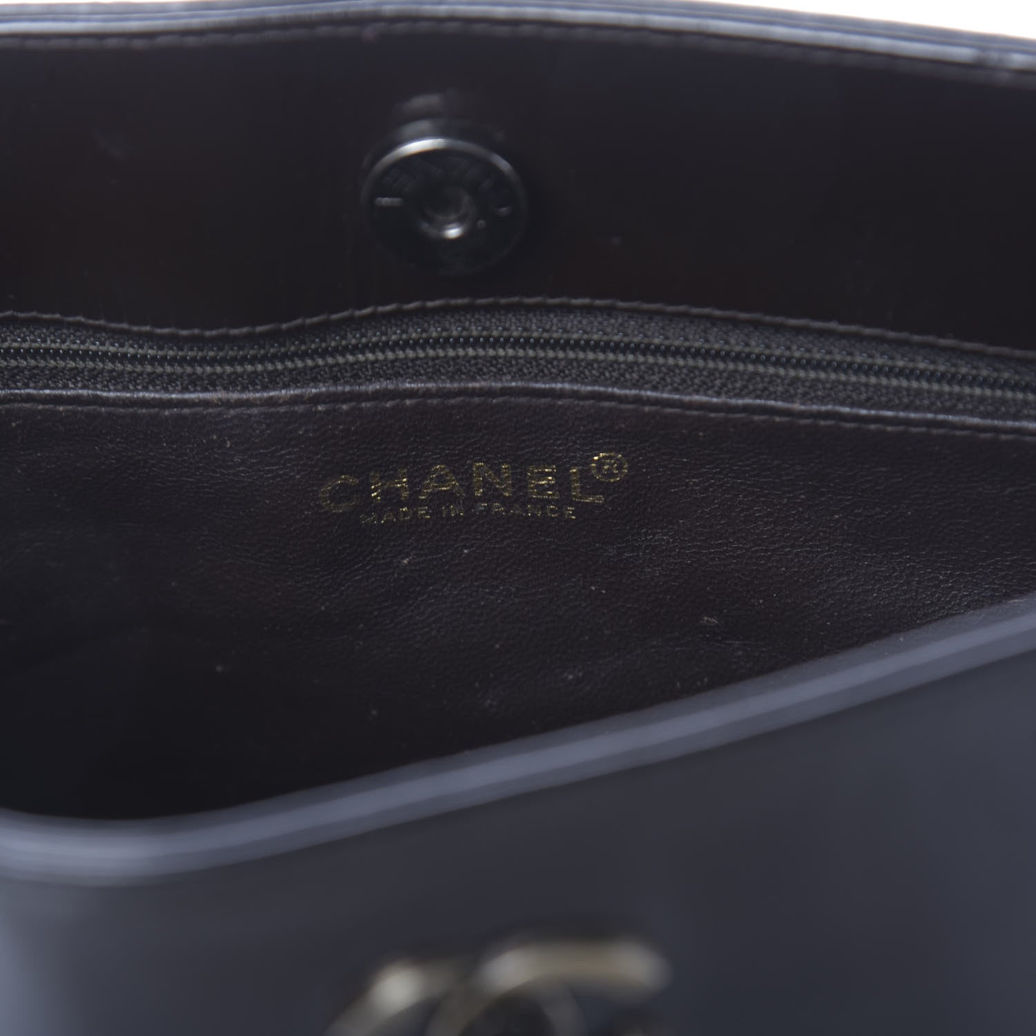 Chanel Patent Mademoiselle Tote Brown 7 of 11