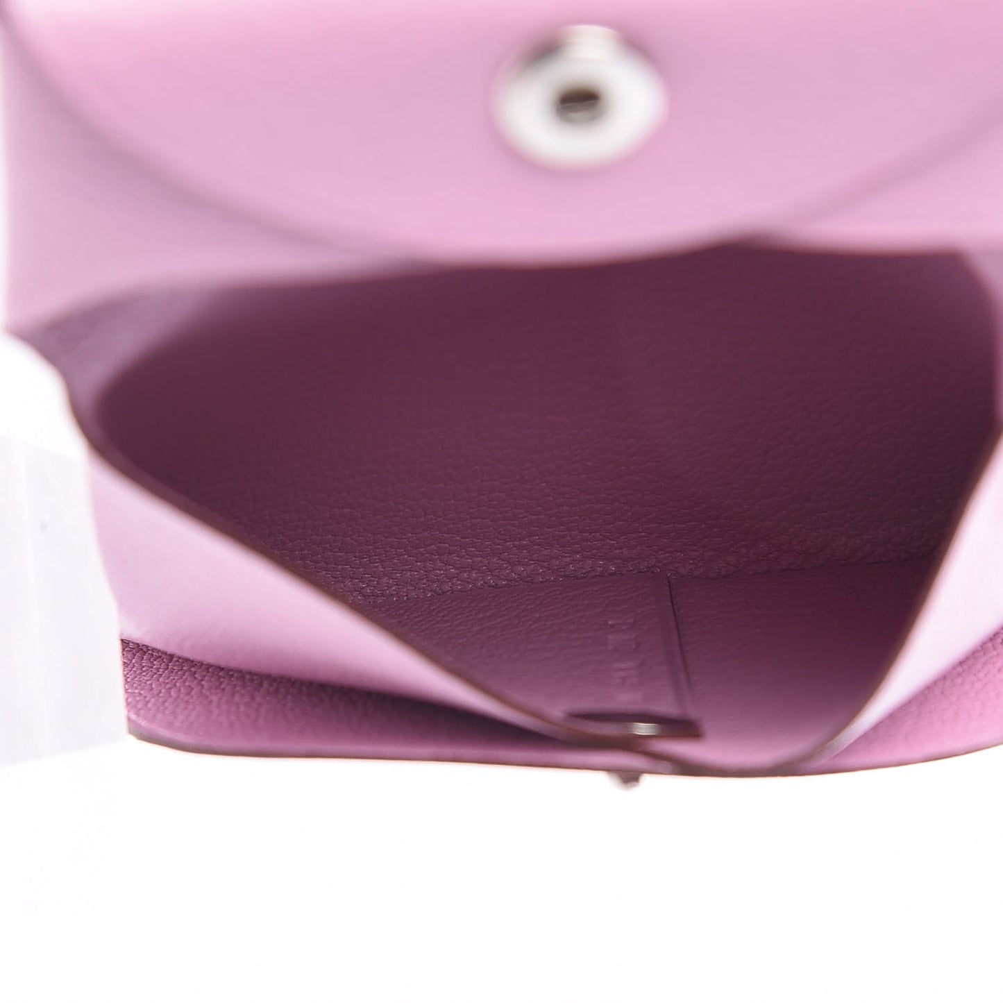 Chevre Mysore Bastia Coin Purse Mauve Sylvestre