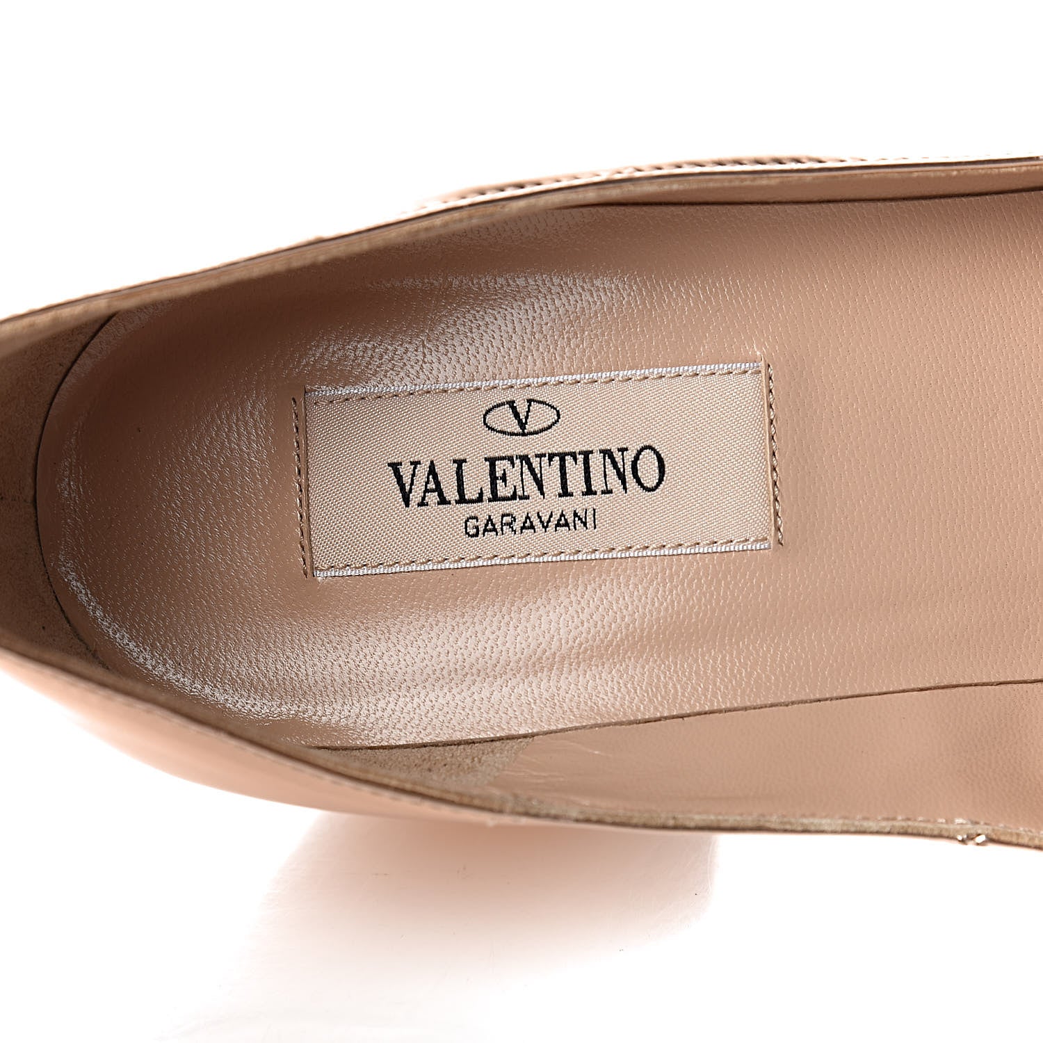 Valentino Garavani Metallic Nappa Tan-Go Mary Jane 60mm Pumps 38 Soft Noisette 6 of 11