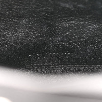 Saint Laurent Grain De Poudre Matelasse Chevron Monogram Chain Wallet Black 13 of 14