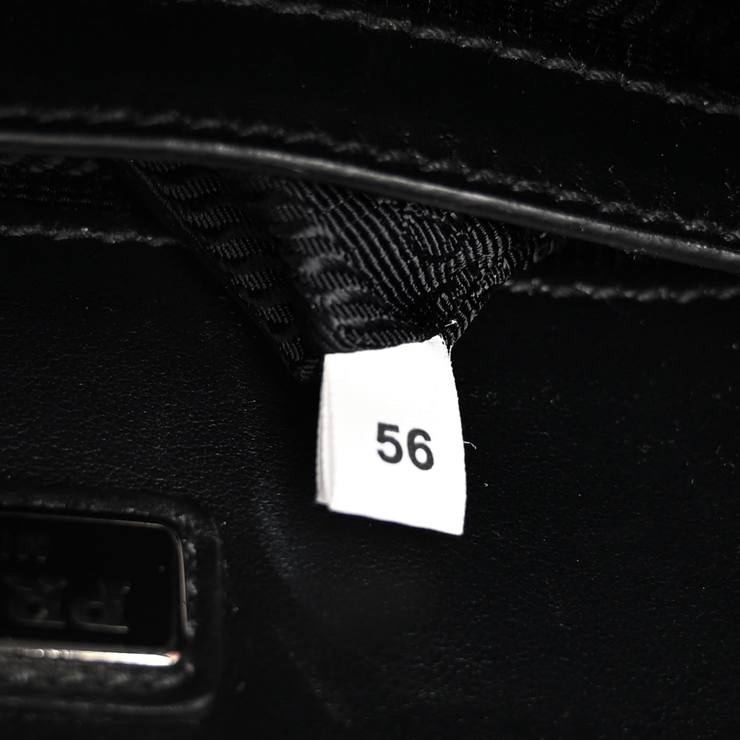 Prada Saffiano Crossbody Messenger Bag Black 8 of 12
