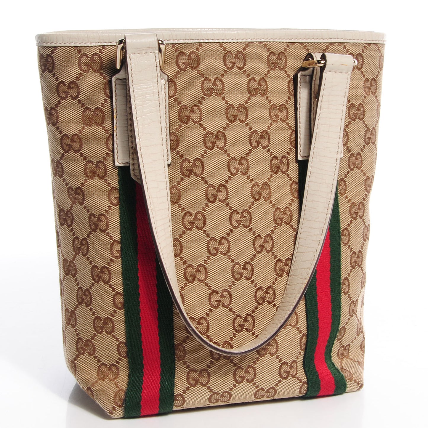 Monogram Web Small Jolicoeur Shopper Tote Off White