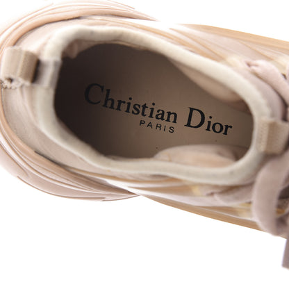 Christian Dior Neoprene Rubber Womens D-Connect Sneakers 35.5 Nude 7 of 8