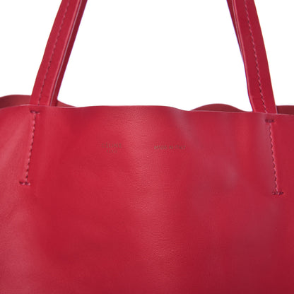 Celine Lambskin Horizontal Cabas Fuchsia 6 of 13