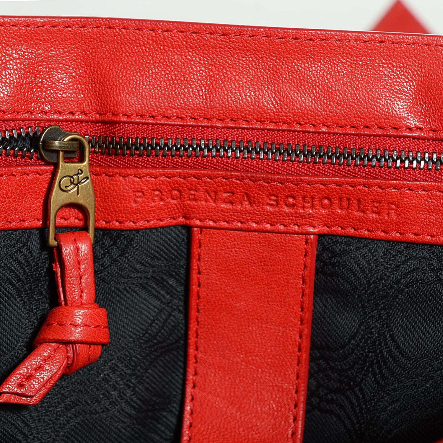 Proenza Schouler Lambskin Medium PS1 Satchel Bright Red 6 of 13