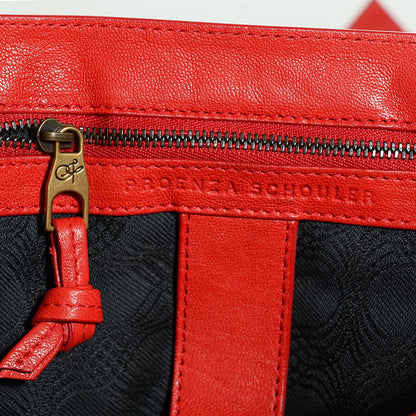 Proenza Schouler Lambskin Medium PS1 Satchel Bright Red 6 of 13