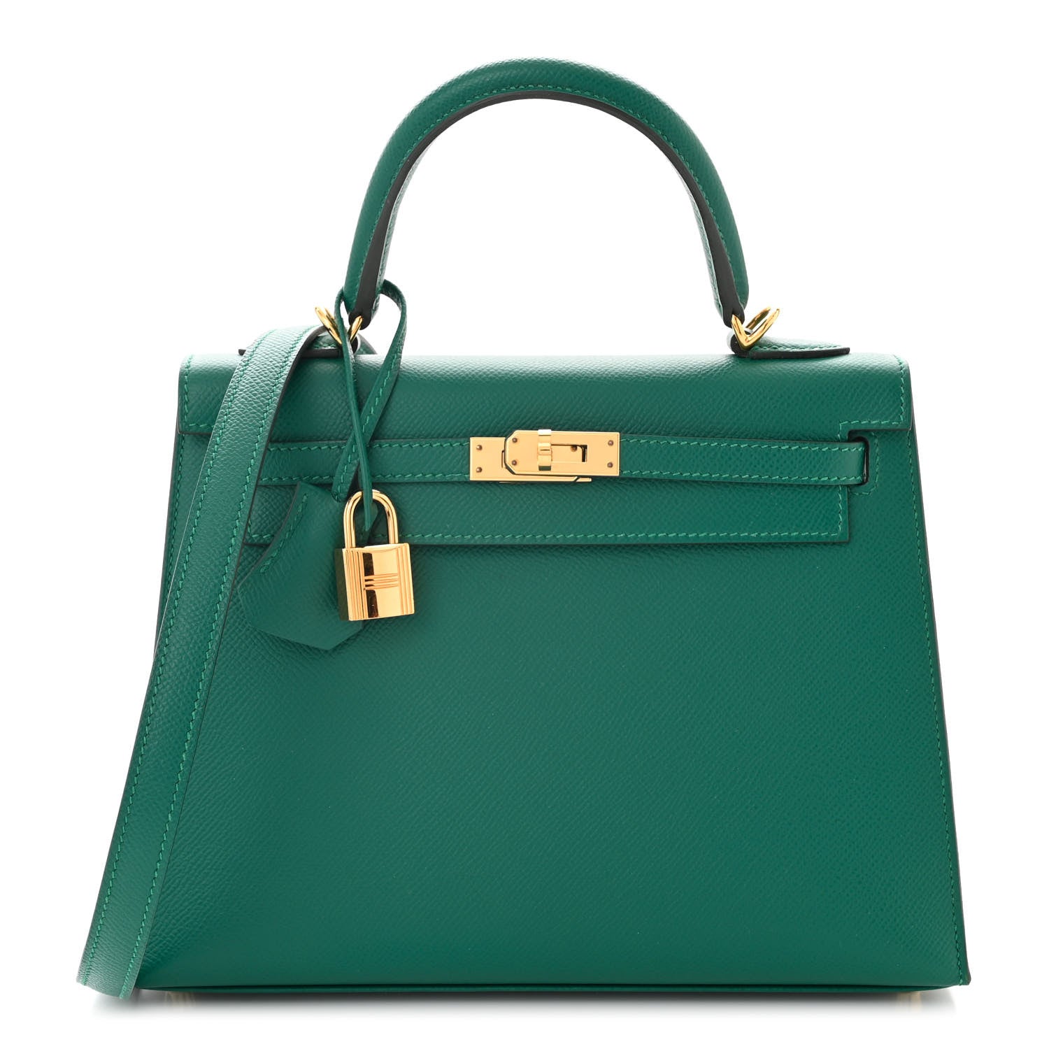 Hermes Epsom Kelly Sellier 25 Malachite 1 of 11