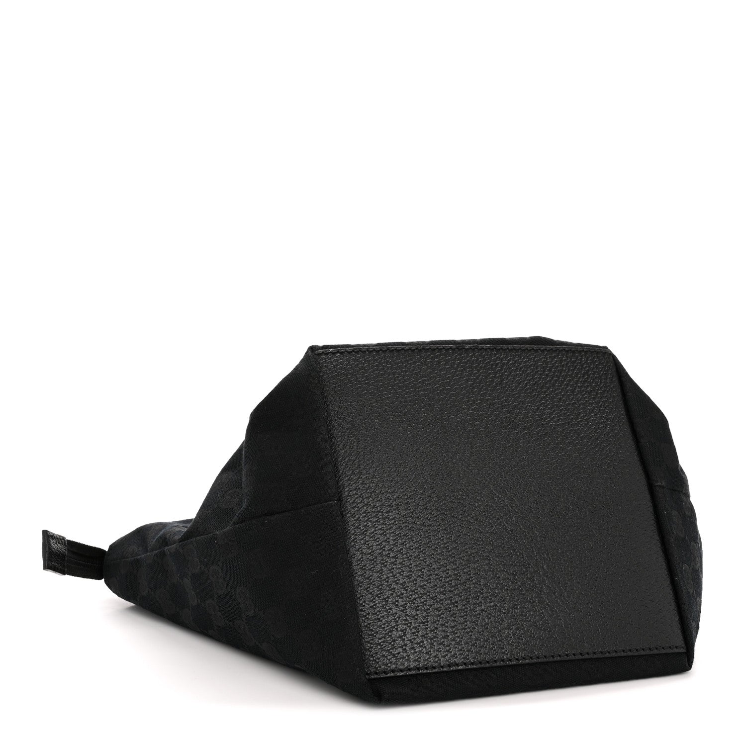 Gucci GG Monogram Small Web Handle Bucket Tote Black 4 of 11