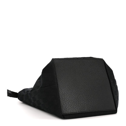 Gucci GG Monogram Small Web Handle Bucket Tote Black 4 of 11