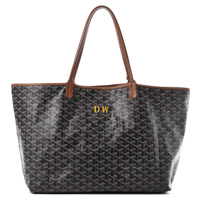 Goyard Goyardine Saint Louis GM Black Gold 3 of 56