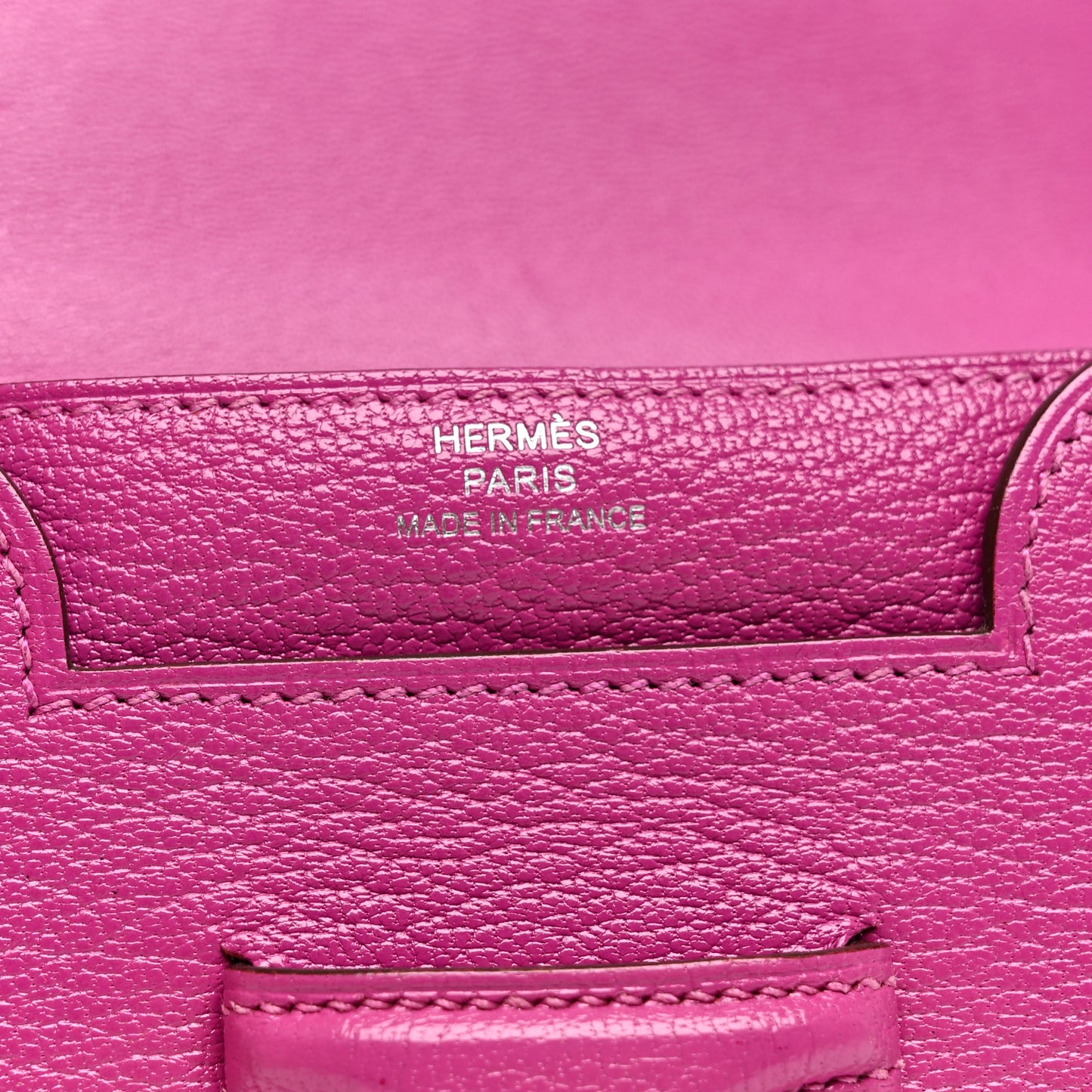 Chevre Mysore 1938 Wallet 19 Rose Pourpre