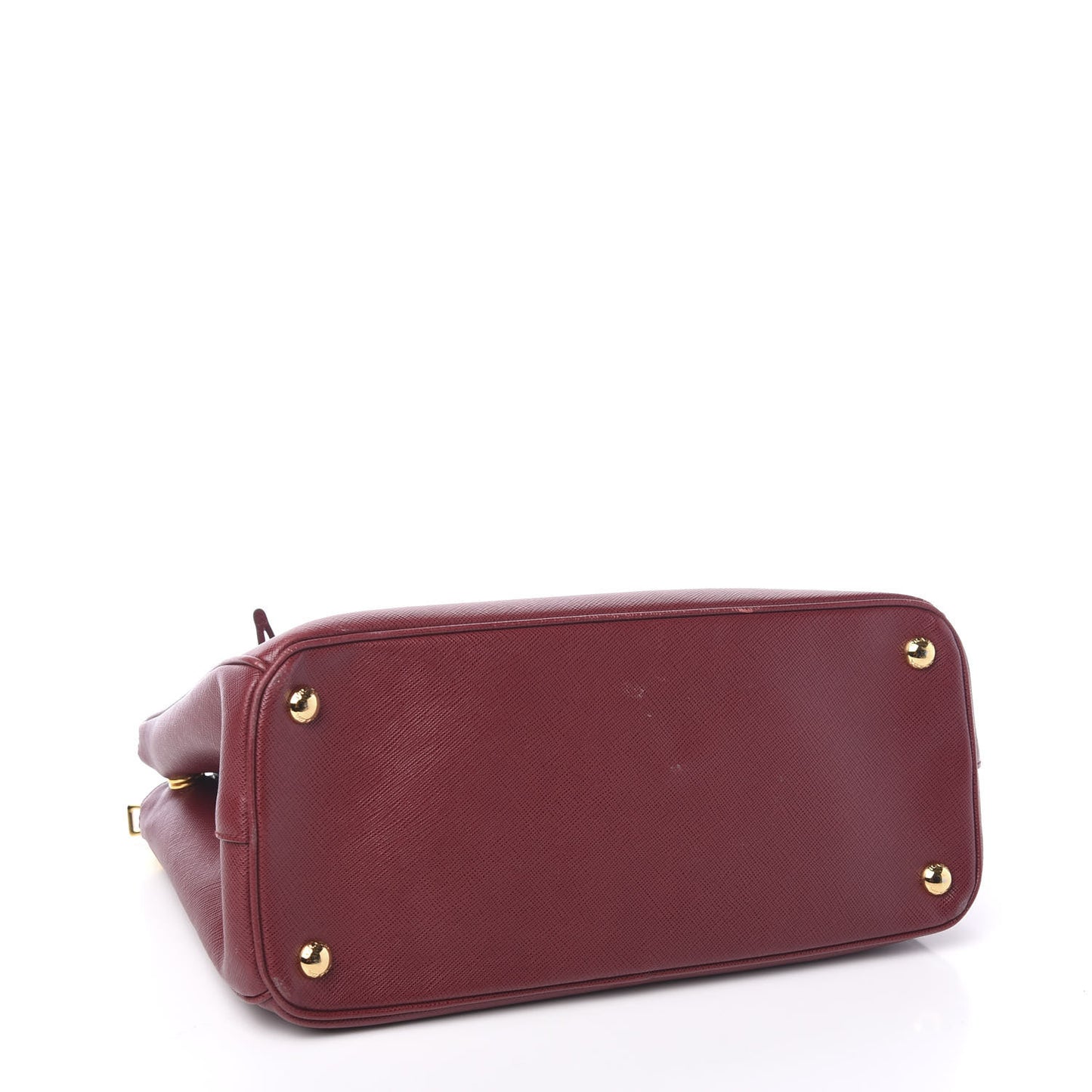 Saffiano Medium Galleria Double Zip Tote Cherry