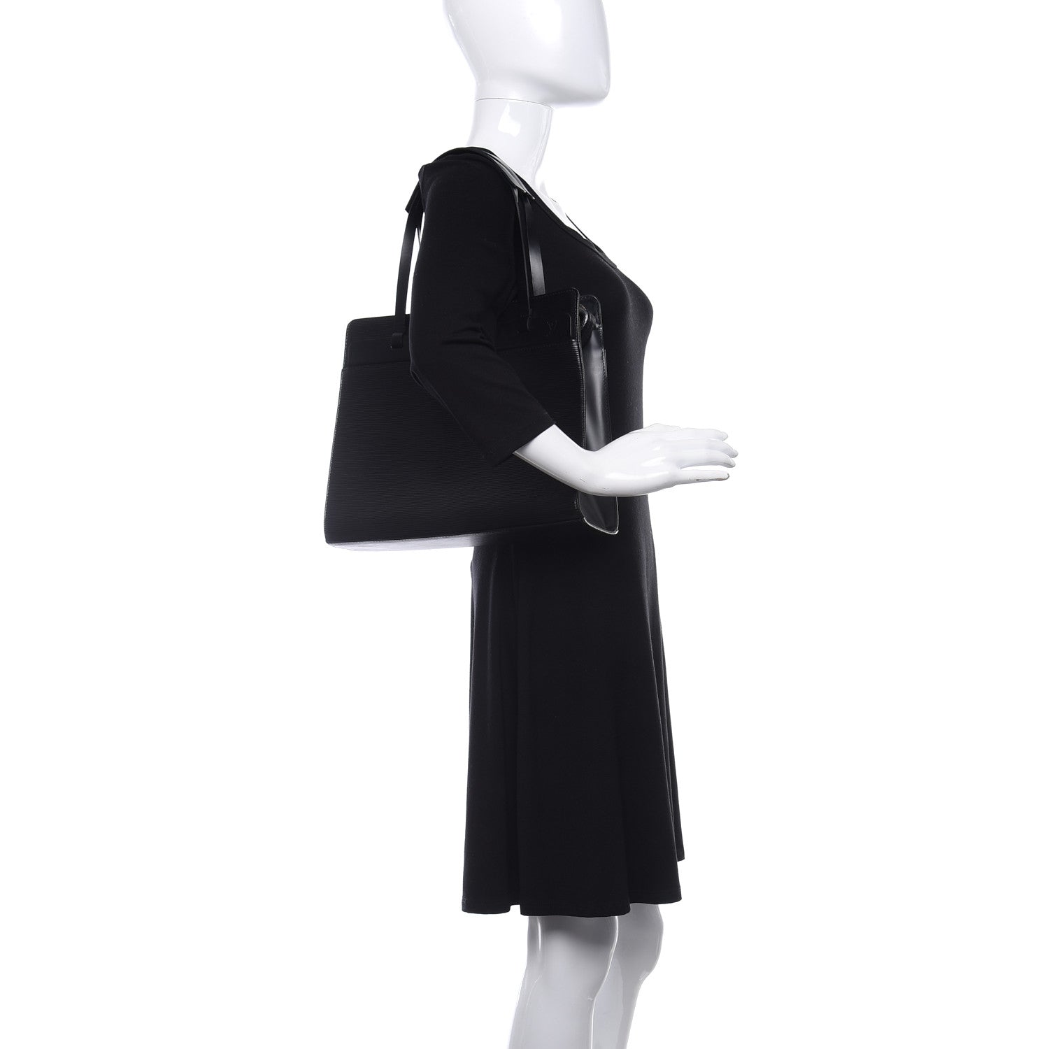 Louis Vuitton Epi Croisette PM Black 2 of 8