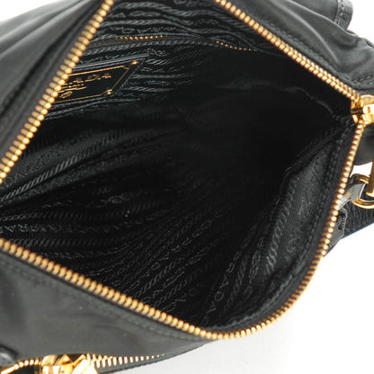 Prada Tessuto Nylon Saffiano Messenger Nero Black 5 of 7