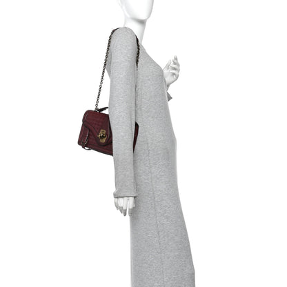 Bottega Veneta French Calfskin Intrecciato City Knot Bag Burgundy 2 of 9