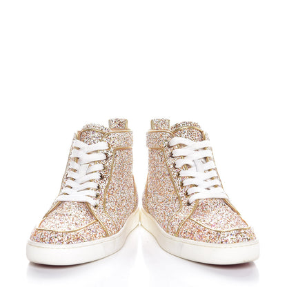 Christian Louboutin Glitter Nappa Rantus Orlato Sneakers 38 Multi Gold 6 of 12