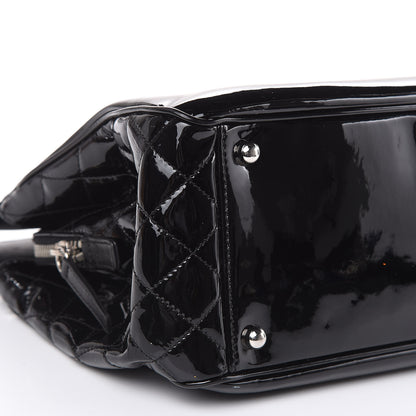 Chanel Vinyl Lipstick Ligne Tote Black 8 of 17