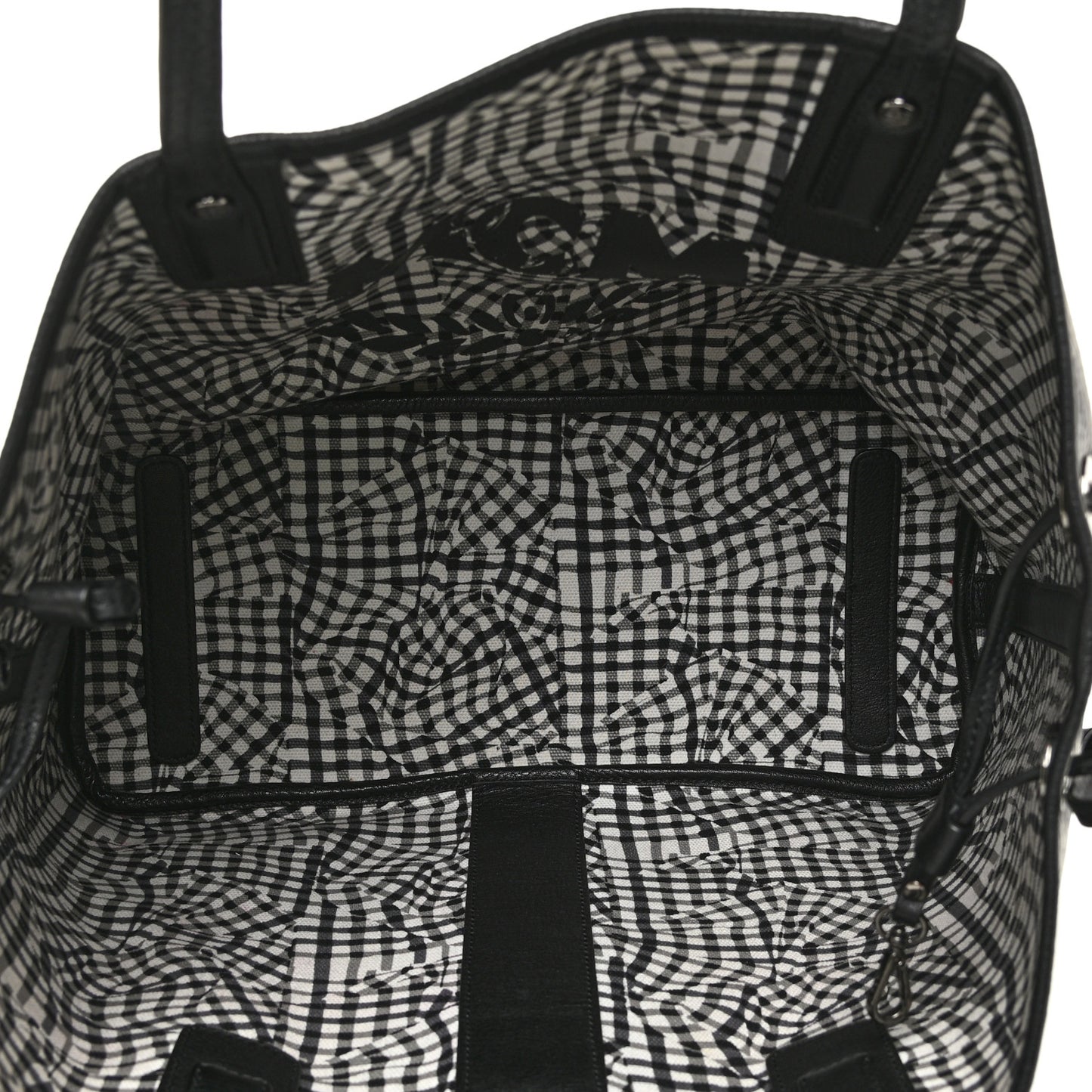 Visetos Medium Liz Reversible Shopper Tote Black