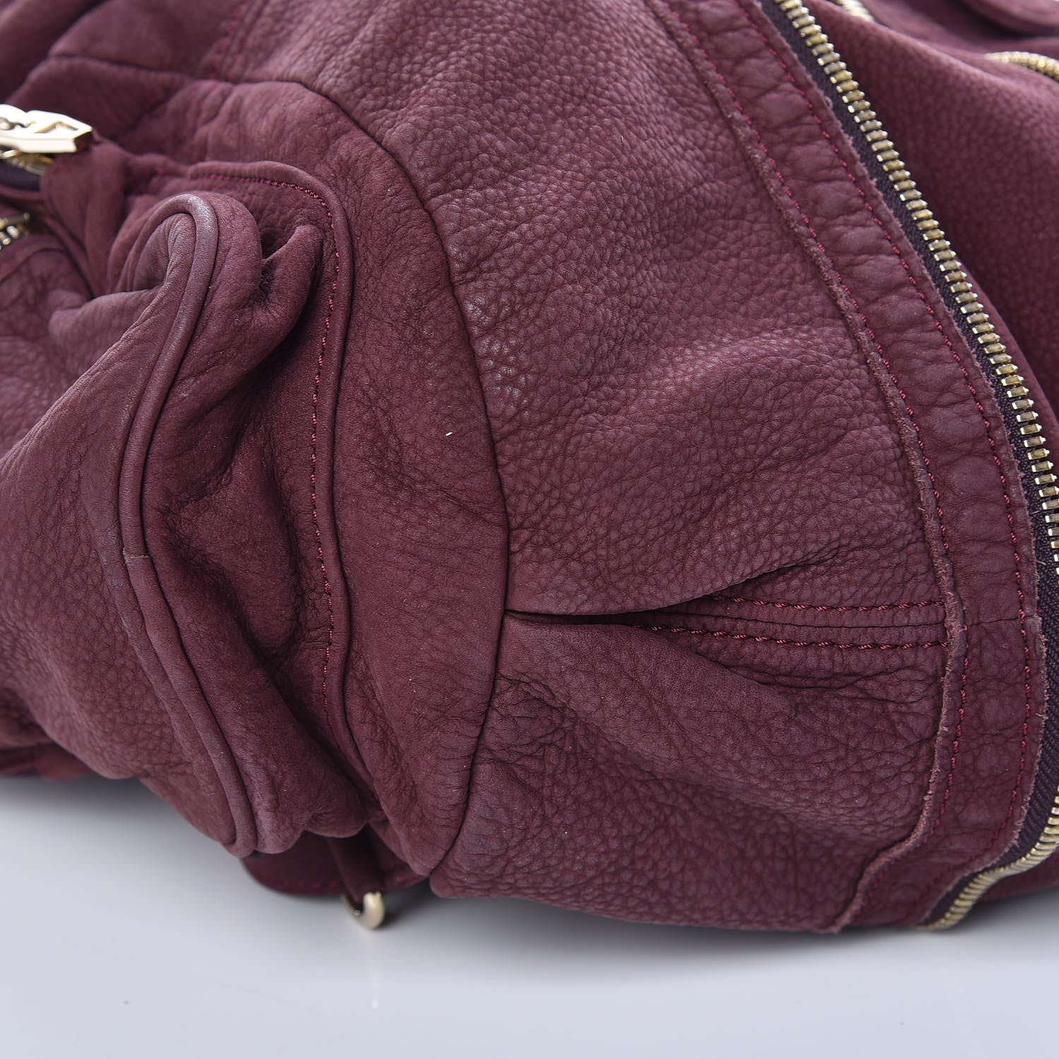 Alexander Wang Nubuck Marti Backpack Bag Burgundy 11 of 12