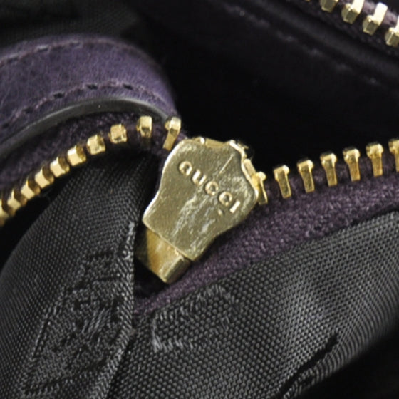 Gucci Patent Leather Hysteria Clutch Dark Purple 1 of 1