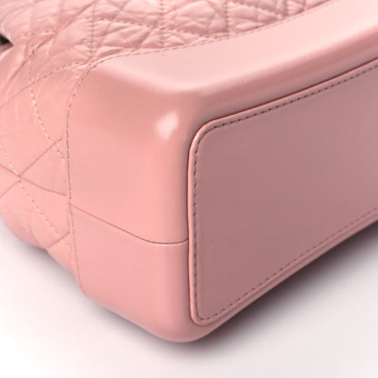 Chanel Aged Calfskin Quilted Gabrielle Backpack Light Pink 8 of 9