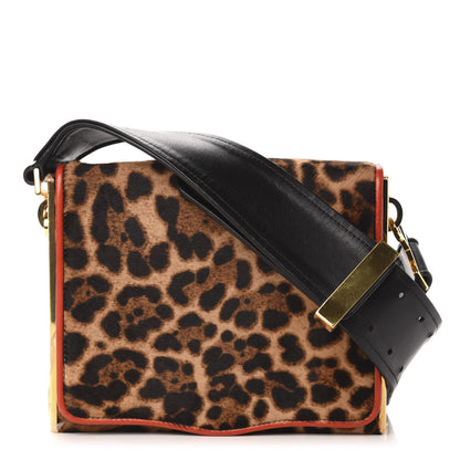 Christian Louboutin Pony Hair Leopard Print Medium Carrie Shoulder Bag Luxor 1 of 10